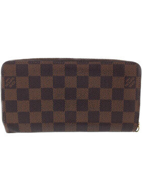 Louis Vuitton Zipper Wallet Round Long Damier Zippy